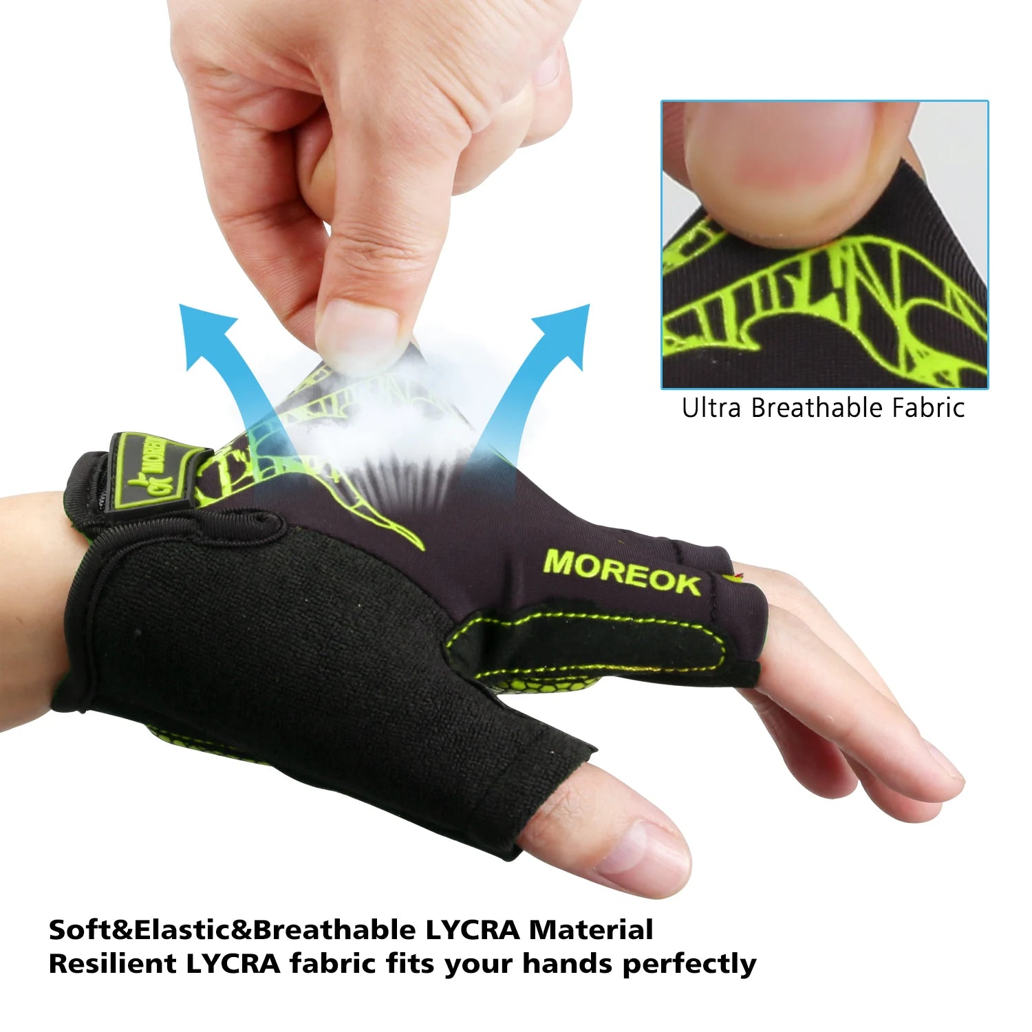 MOREOK Breathable Biking Gloves