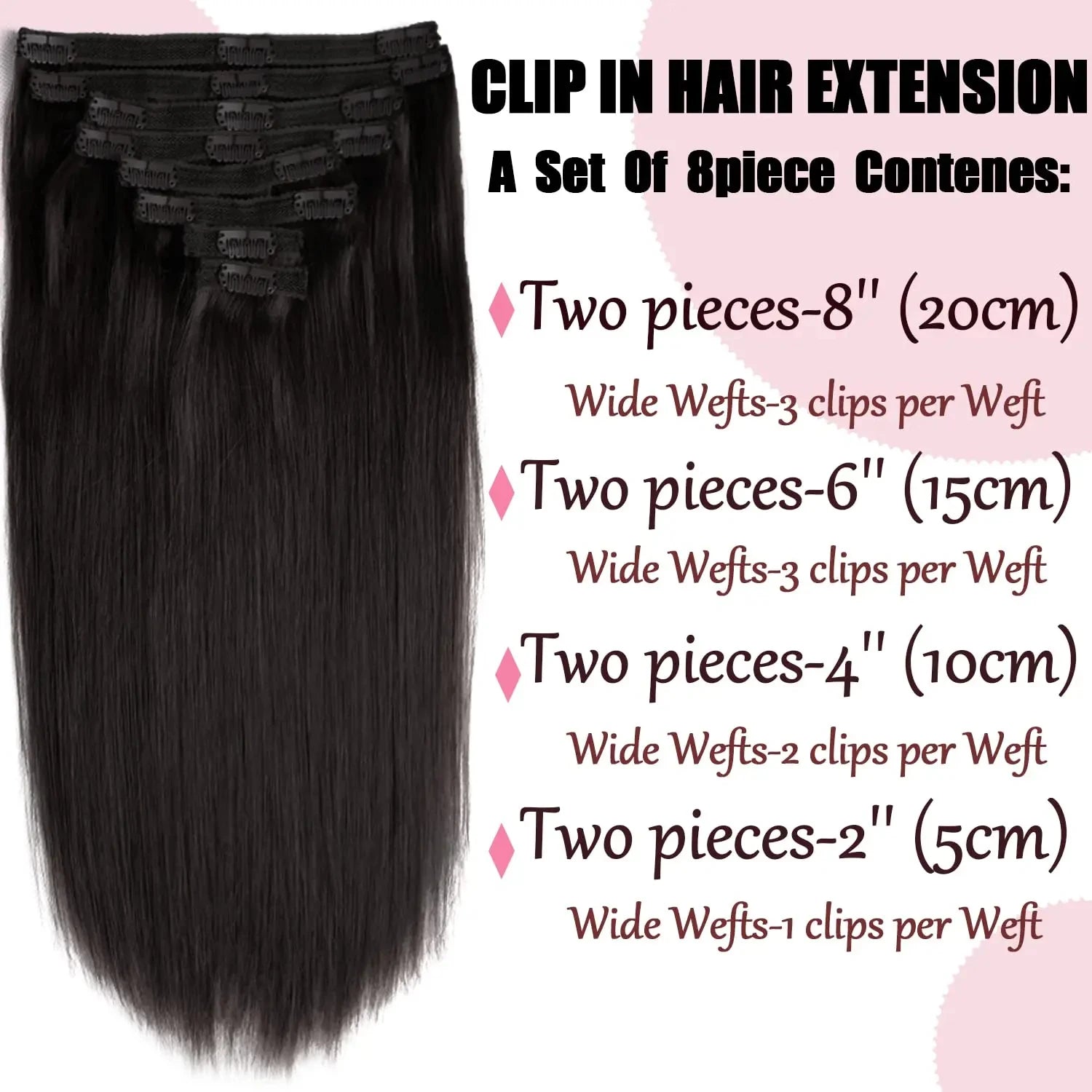 Clip In Human Hair Extensions