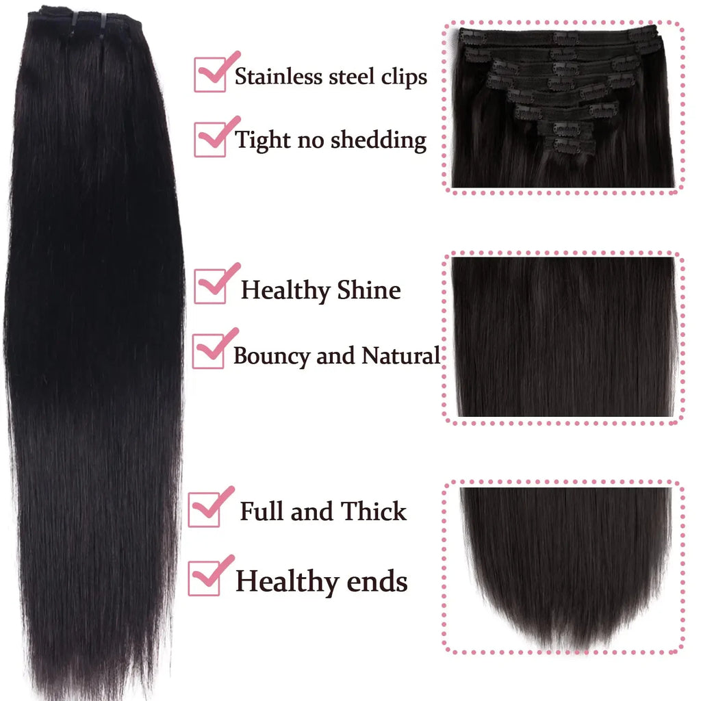 Clip In Human Hair Extensions