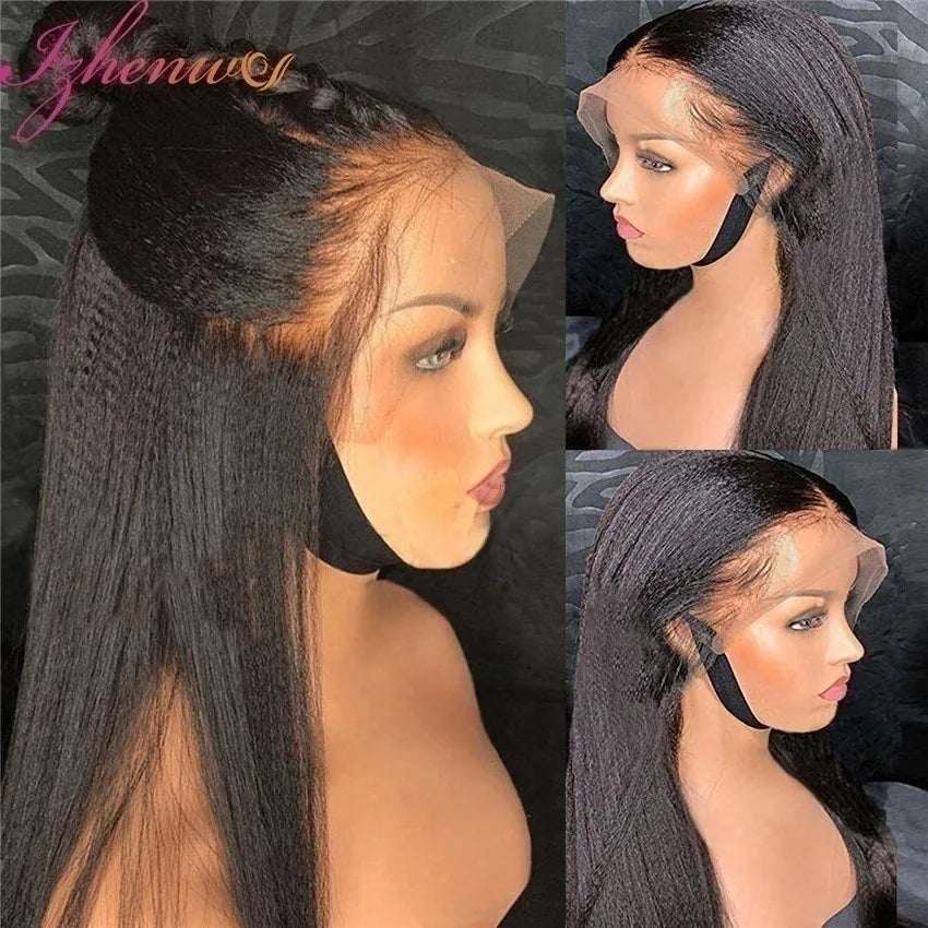 Kinky Straight Lace Front Wig
