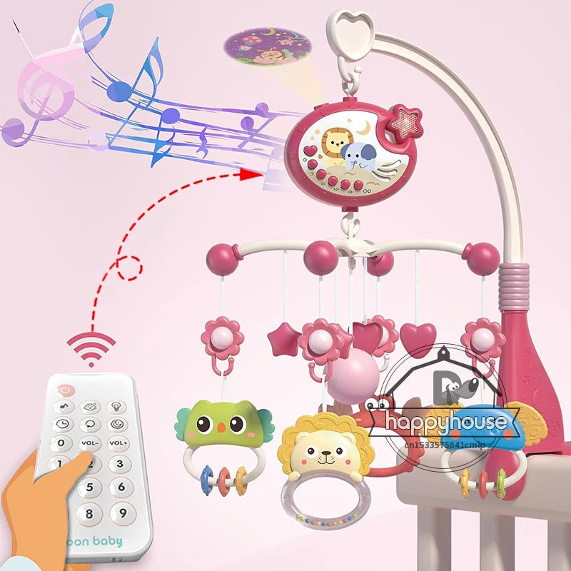 Musical Remote Control Crib Toys