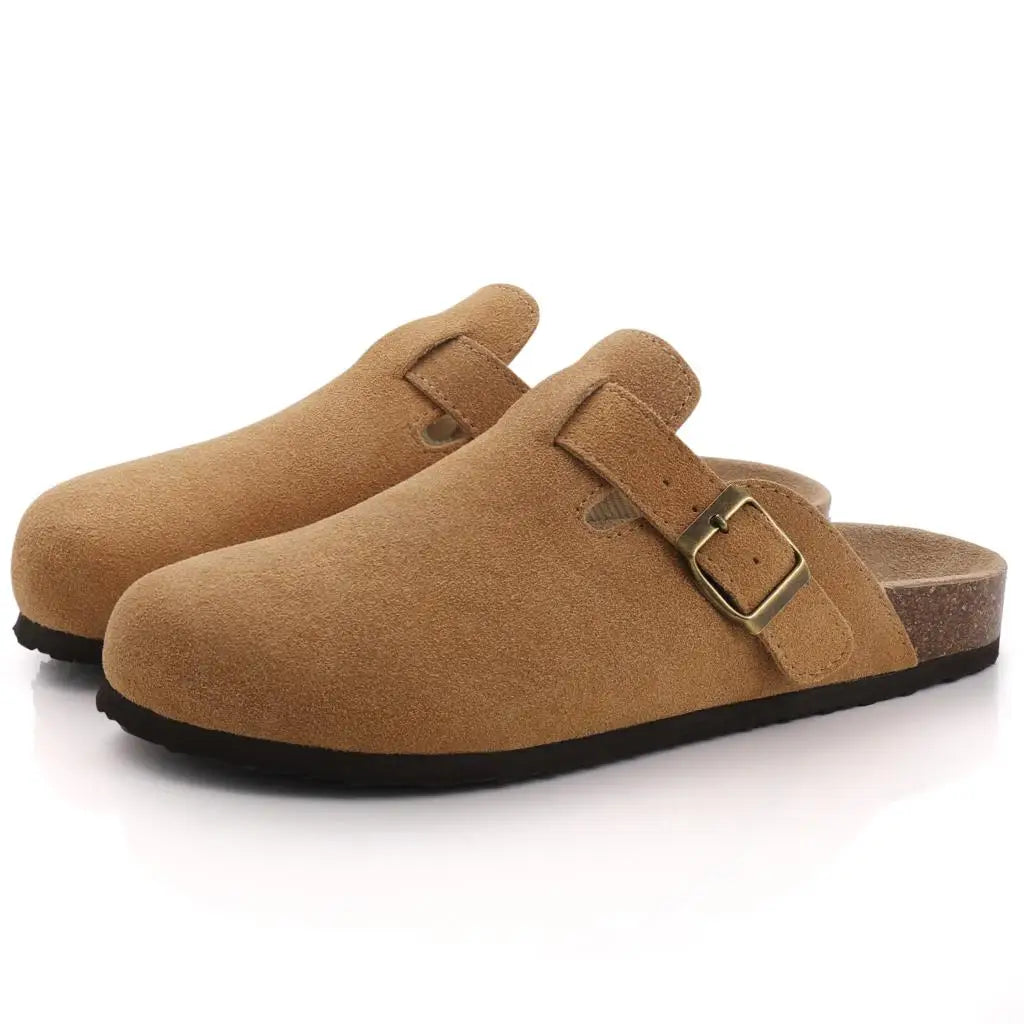 Women's Suede Mules Slippers