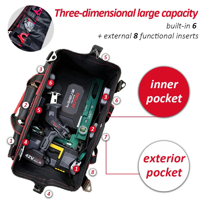 DELIXI ELECTRIC Waterproof Tool Bag