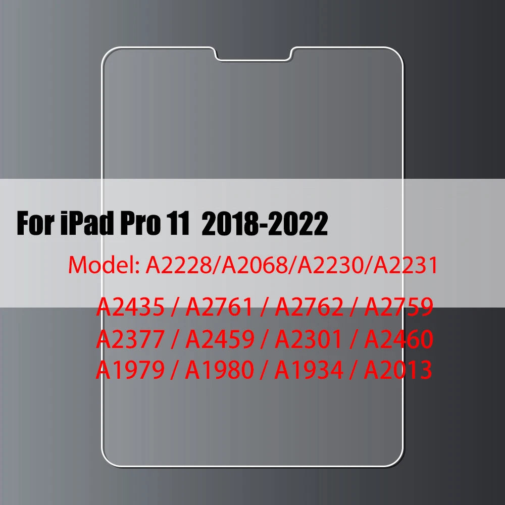 Tempered Glass Screen Protector For iPad