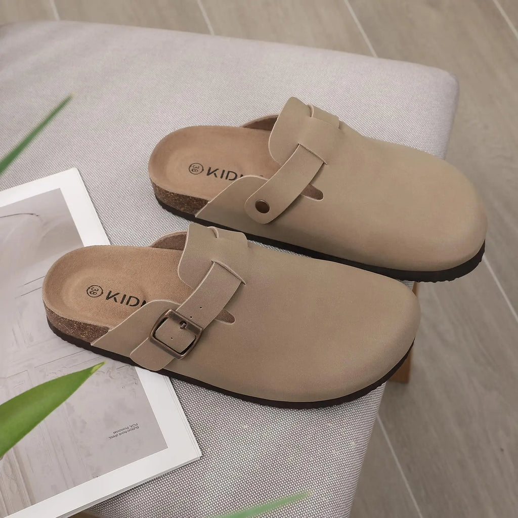 Women's Suede Mules Slippers