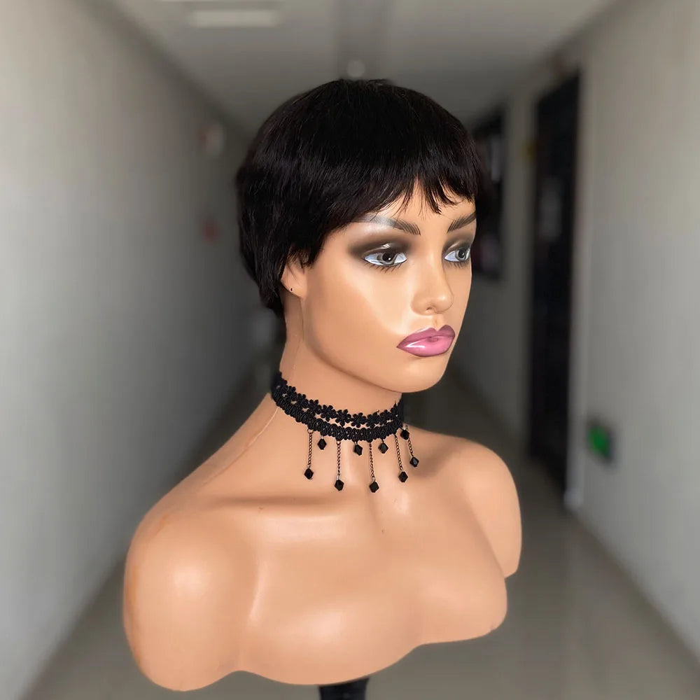 Short Straight Natural Wigs