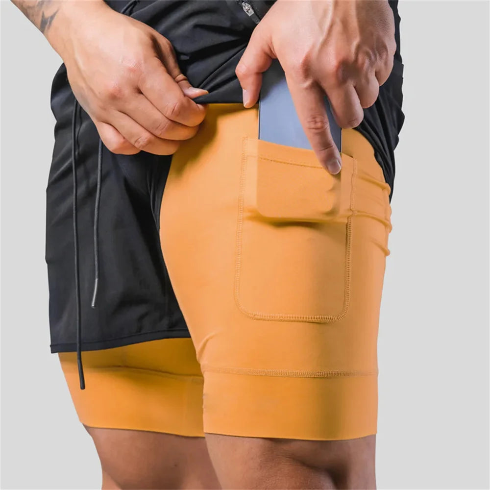 2 in 1 Running Shorts