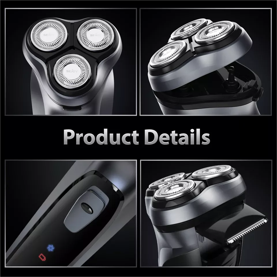 SEJOY Rechargeable Wet & Dry Use Electric Shaver