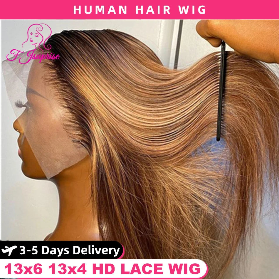 13x6 Highlight Human Hair Wig