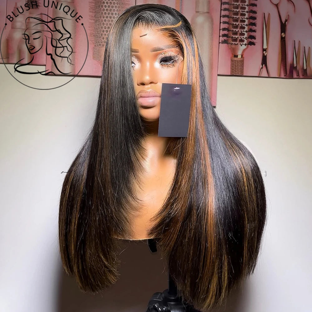 Straight Human Hair Lace Front Wig