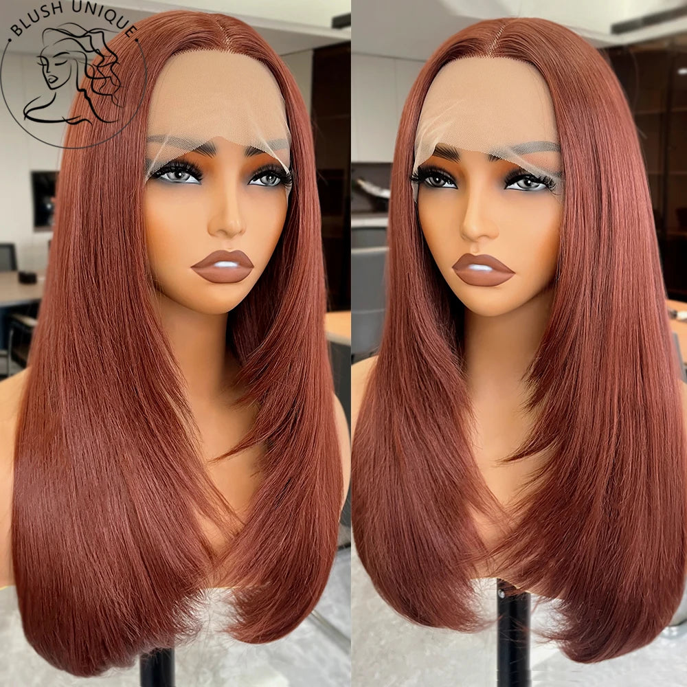 Straight Human Hair Lace Front Wig