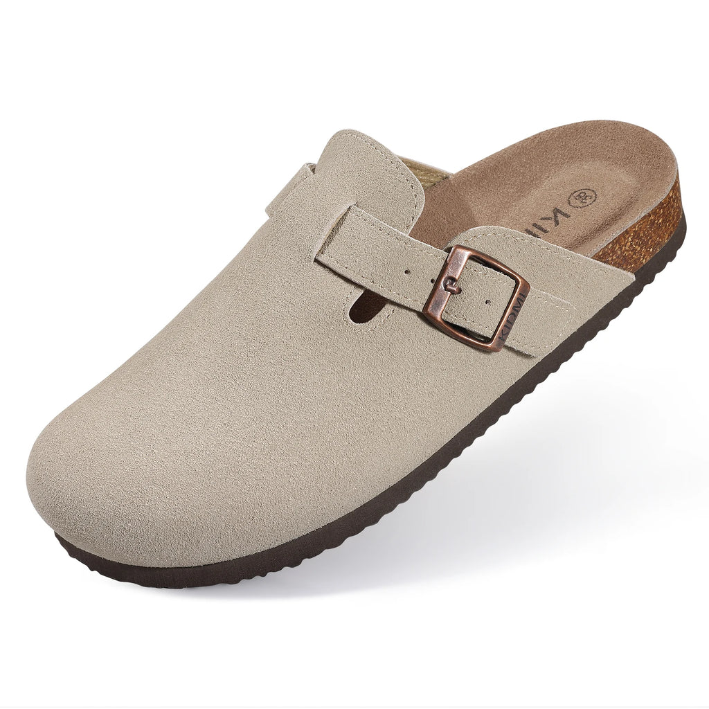 Women's Suede Mules Slippers