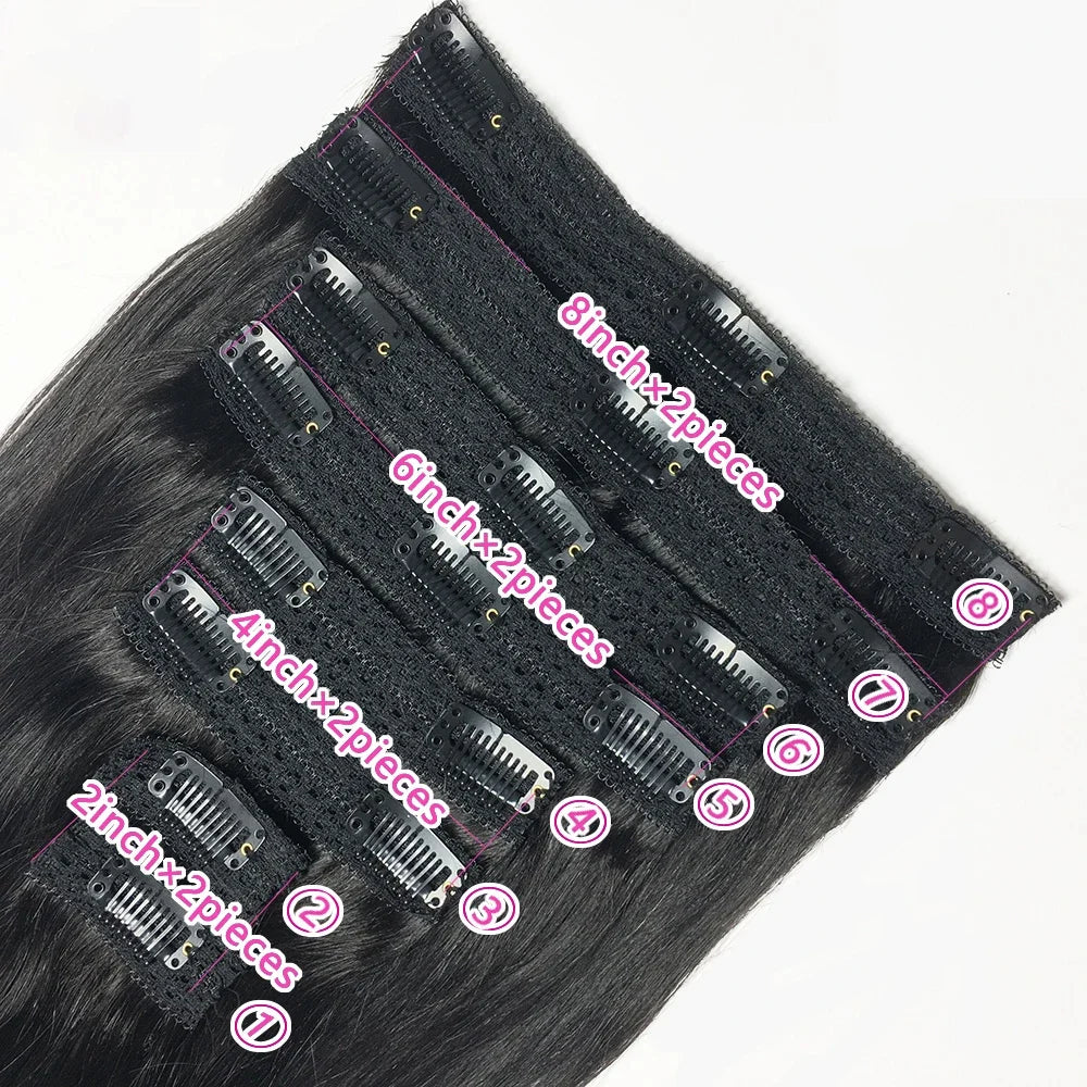 Clip In Human Hair Extensions