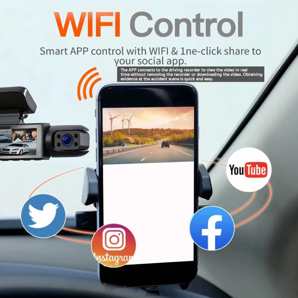 WIFI Dual Dash Cam