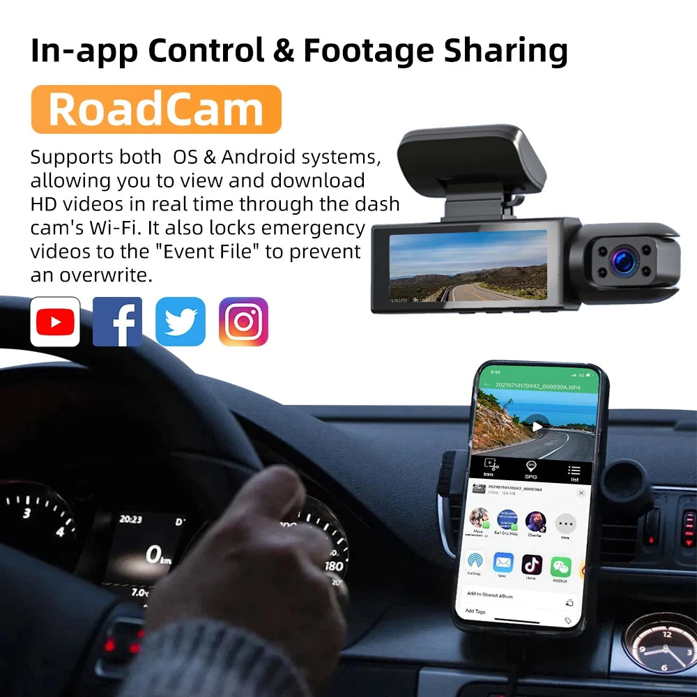 WIFI Dual Dash Cam