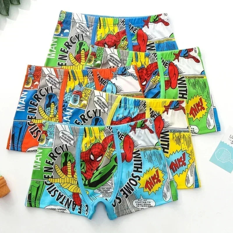 4pcs Disney/Spiderman Children's Panties