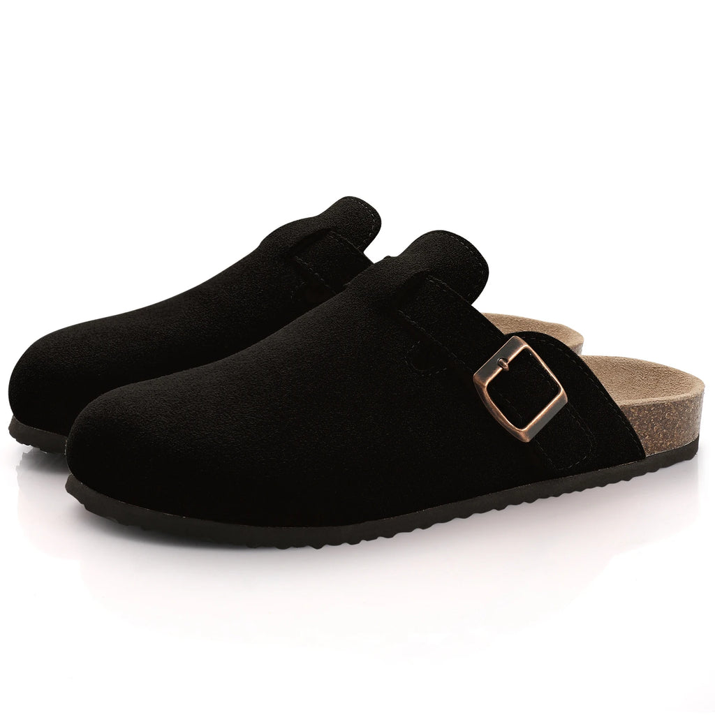 Women's Suede Mules Slippers