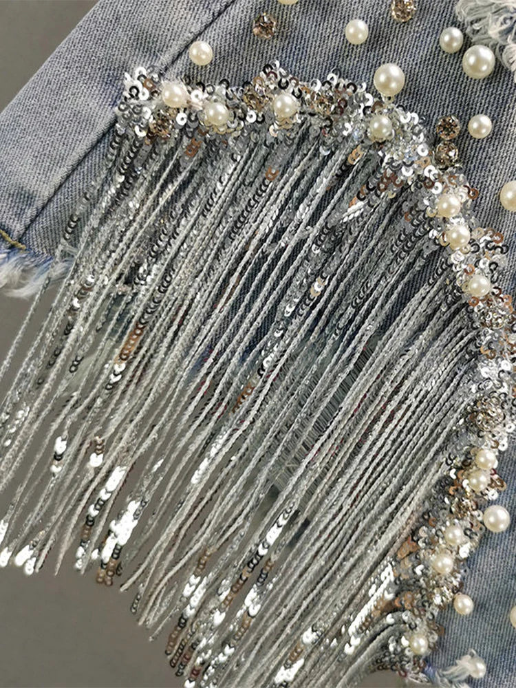 Summer Elegant Tassel Shorts