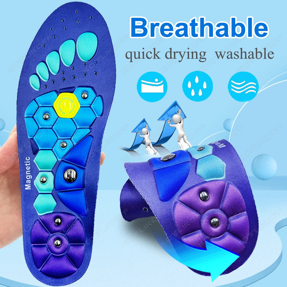 1 Pair Acupressure Foot Insoles