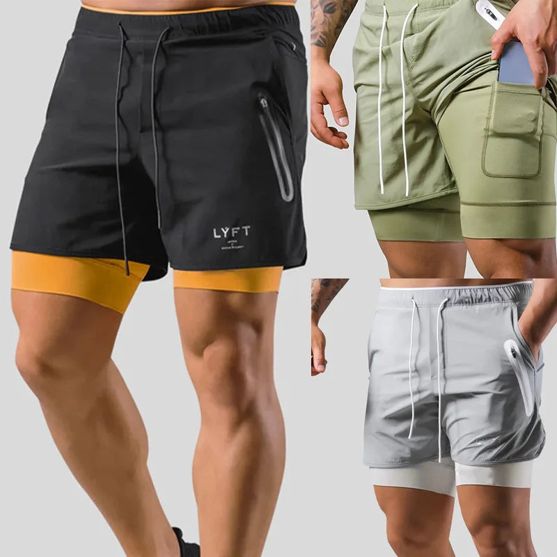 2 in 1 Running Shorts