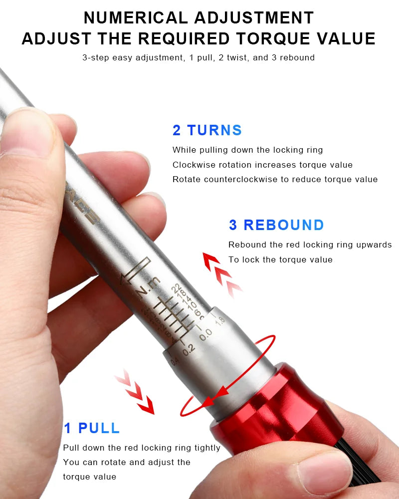 RIDERACE Bicycle Torque Wrench Set