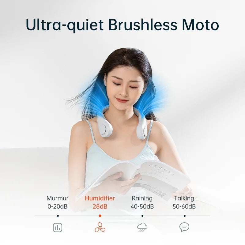 JISULIFE Portable Neck Fan