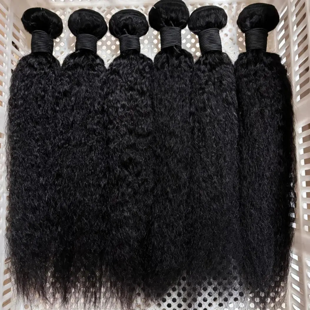 Kinky Straight Human Hair Bundles
