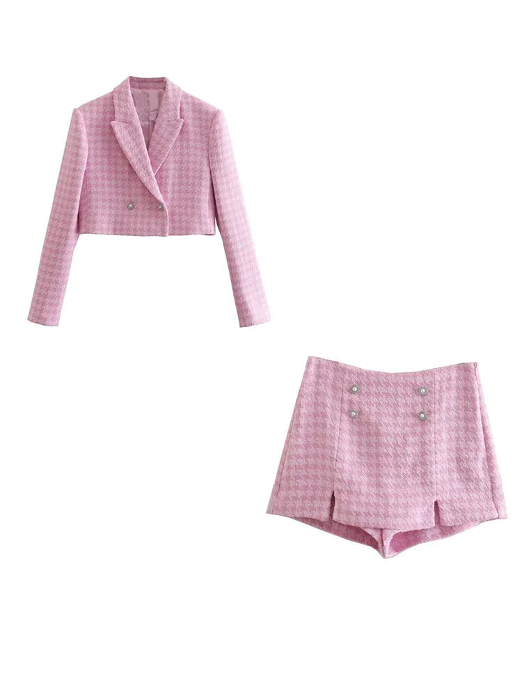 Klacwaya Tweed 2 Piece Set