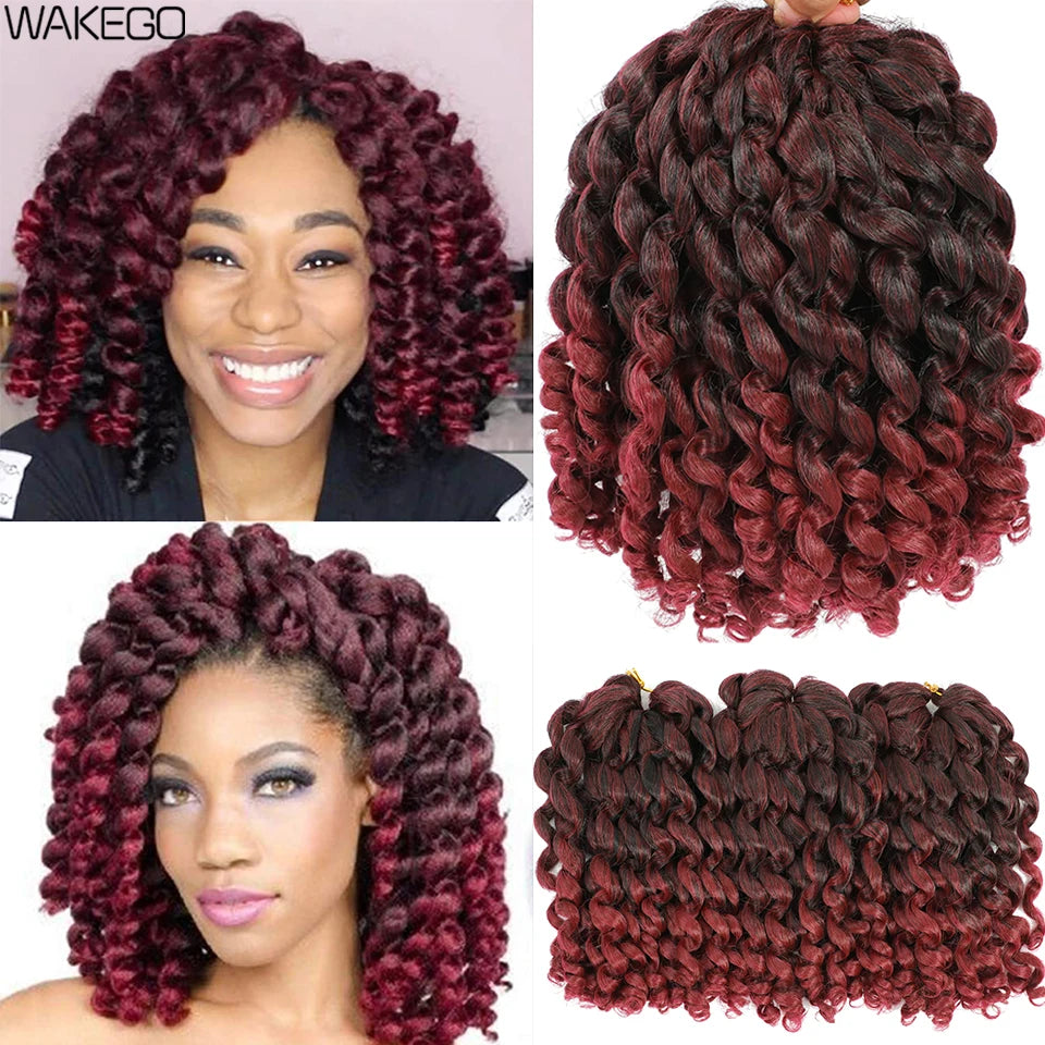 8 Inches Jamaican Bounce Crochet Hair