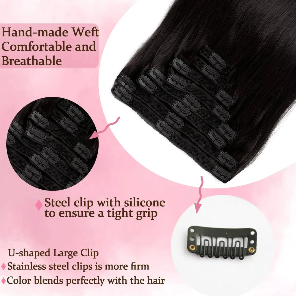 Clip In Human Hair Extensions
