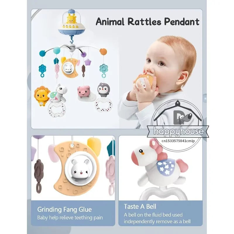 Musical Remote Control Crib Toys