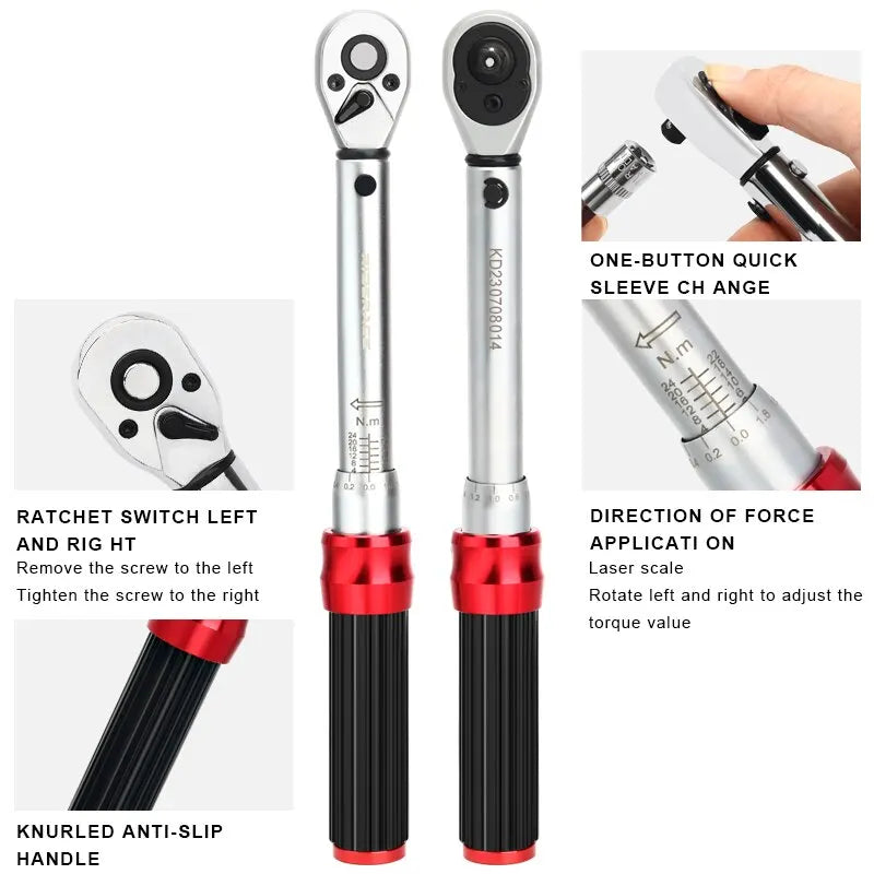 RIDERACE Bicycle Torque Wrench Set