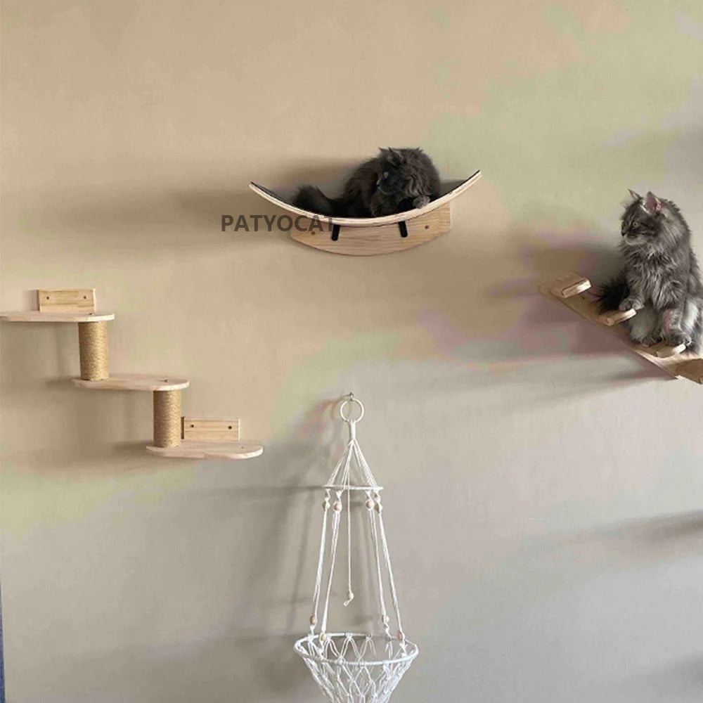 Wall Mounted Cat Climbing Shelves