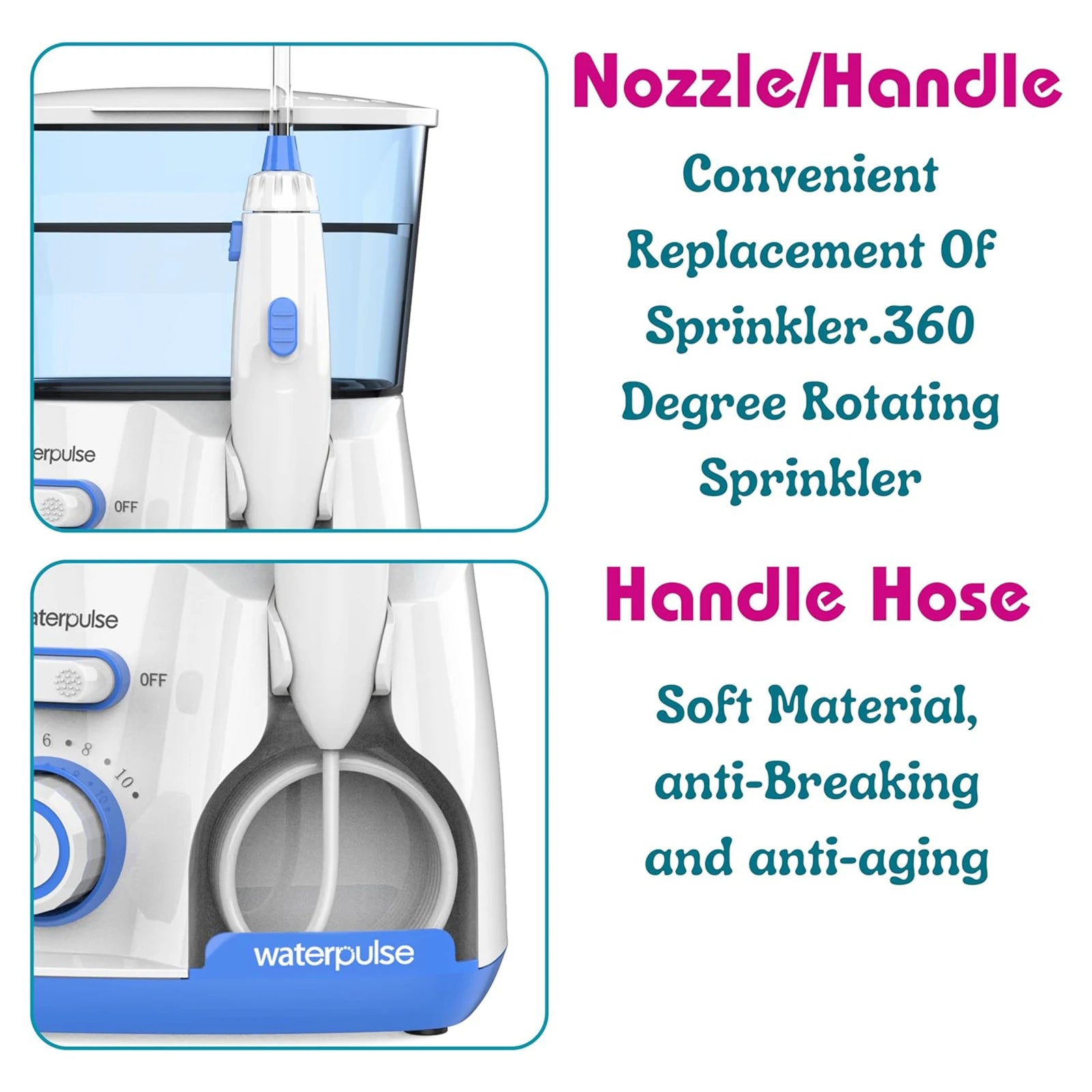 Waterpulse Electric Water Flosser Oral Irrigator