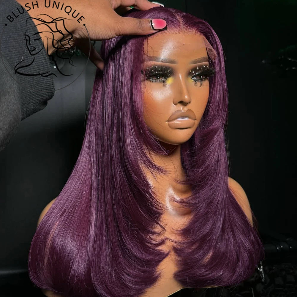 Straight Human Hair Lace Front Wig
