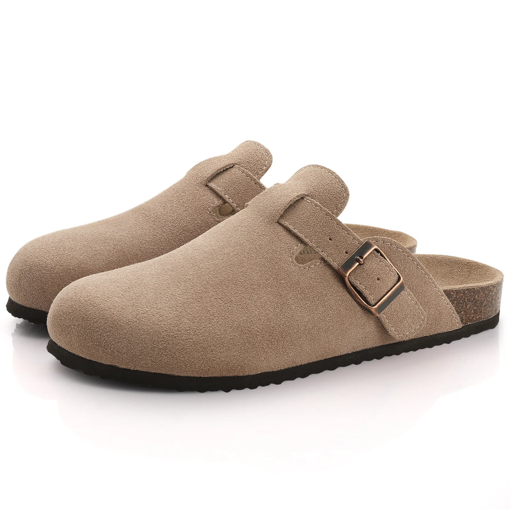 Women's Suede Mules Slippers