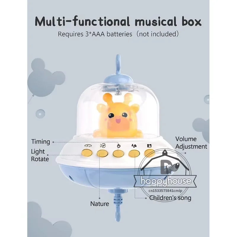 Musical Remote Control Crib Toys