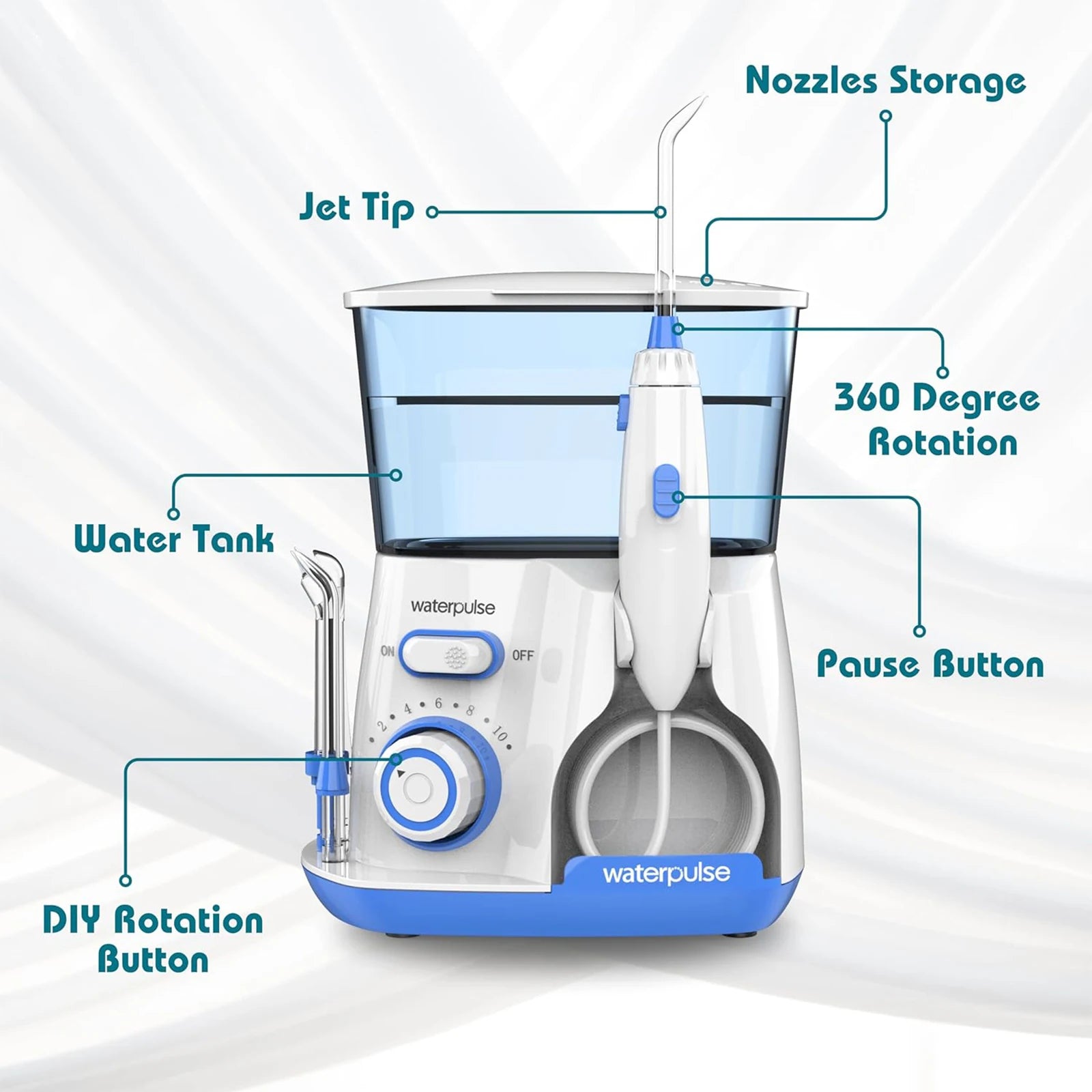 Waterpulse Electric Water Flosser Oral Irrigator