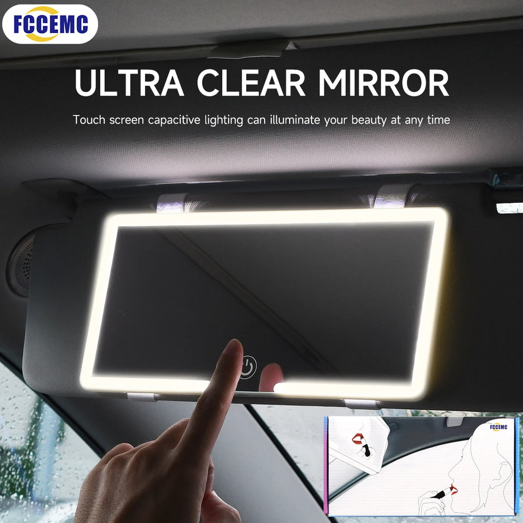 Car Interior Sun Visor Mirrors