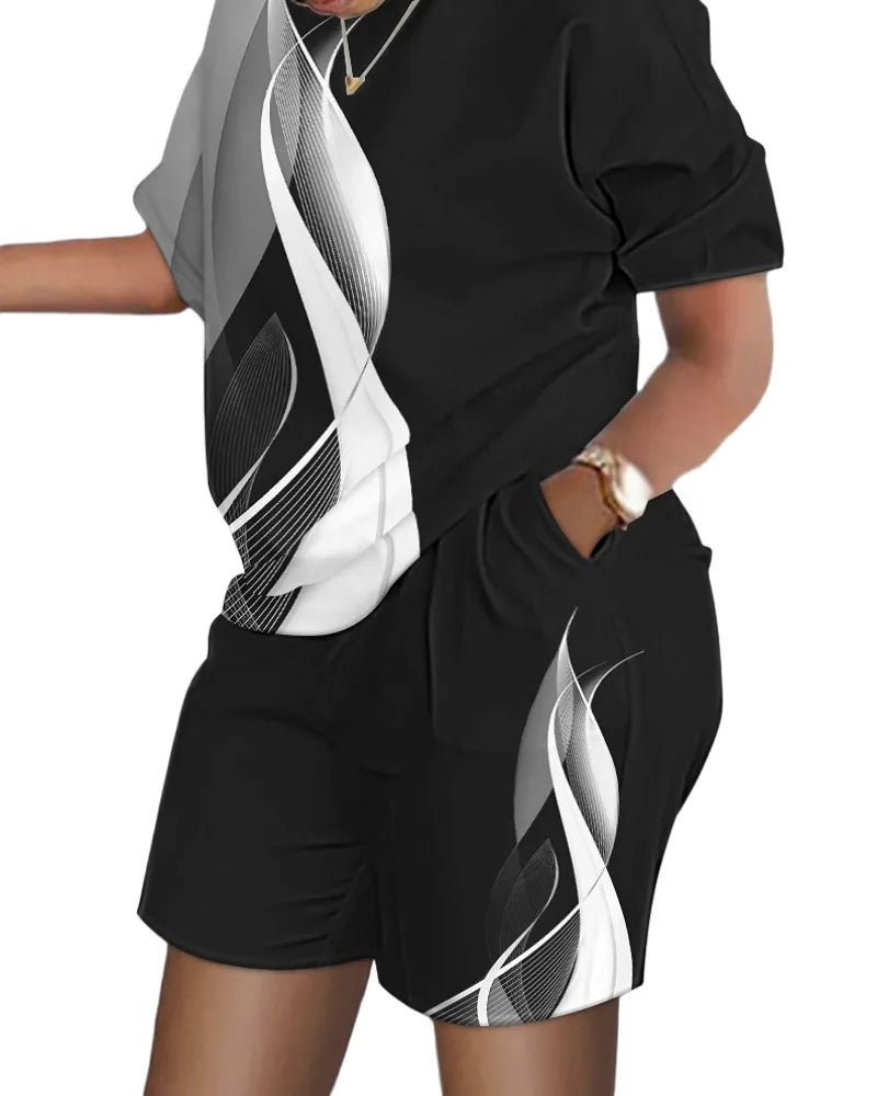 Women Casual Two Pieces Set