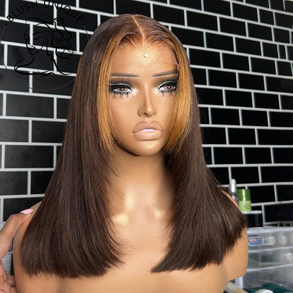 Straight Human Hair Lace Front Wig