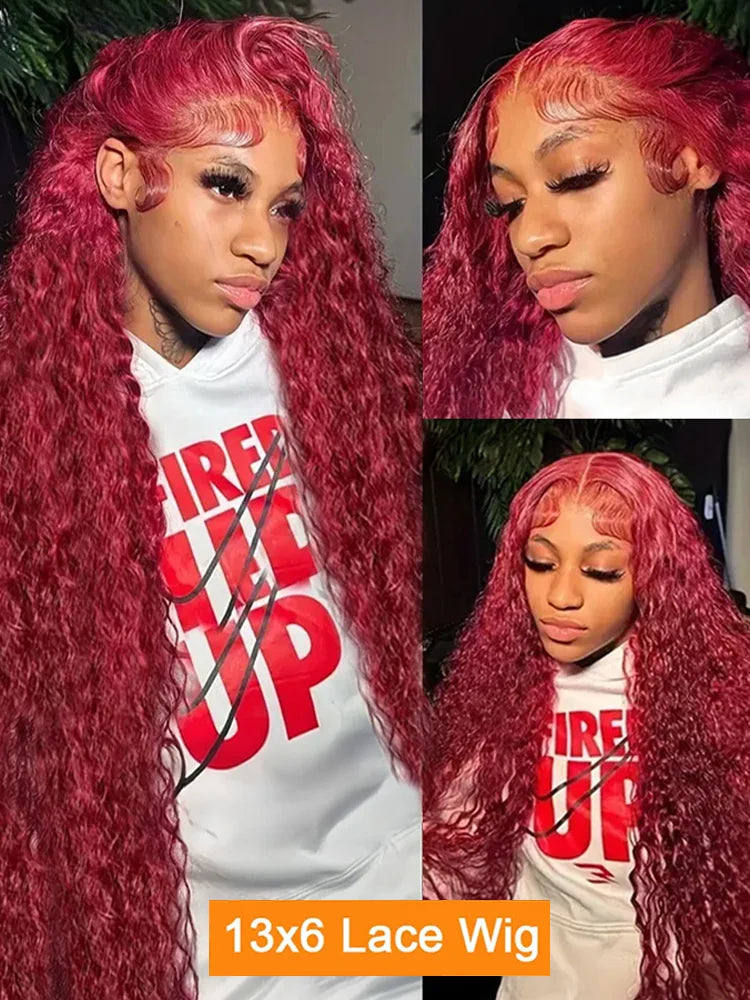 100% Human Hair Deep Wave Lace Front