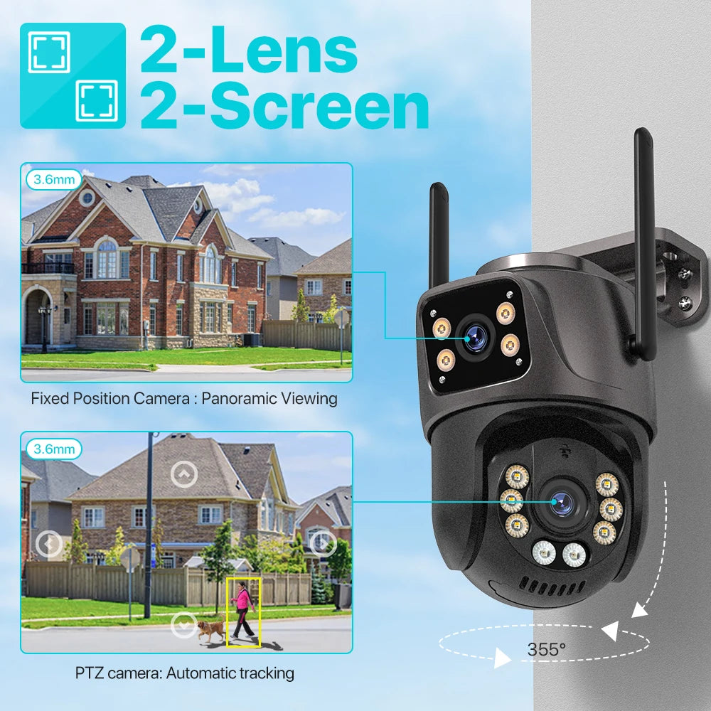 Outdoor Dual Lens Camera