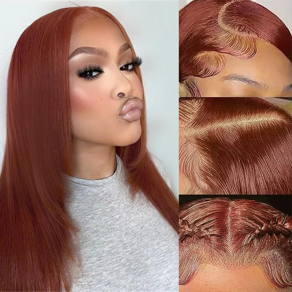 Straight Human Hair Lace Front Wig