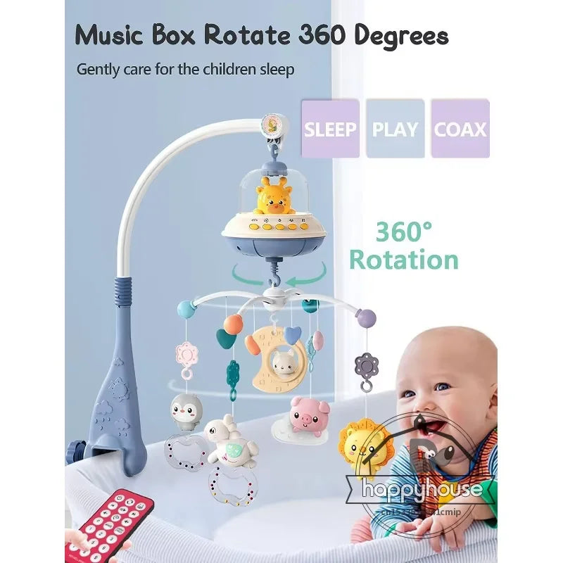Musical Remote Control Crib Toys
