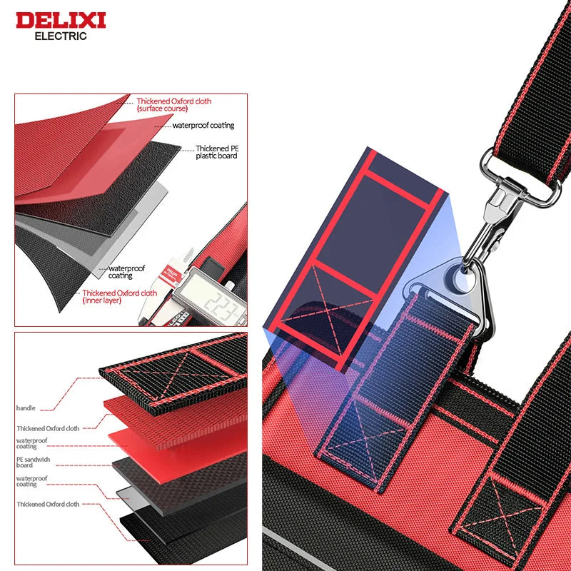 DELIXI ELECTRIC Waterproof Tool Bag