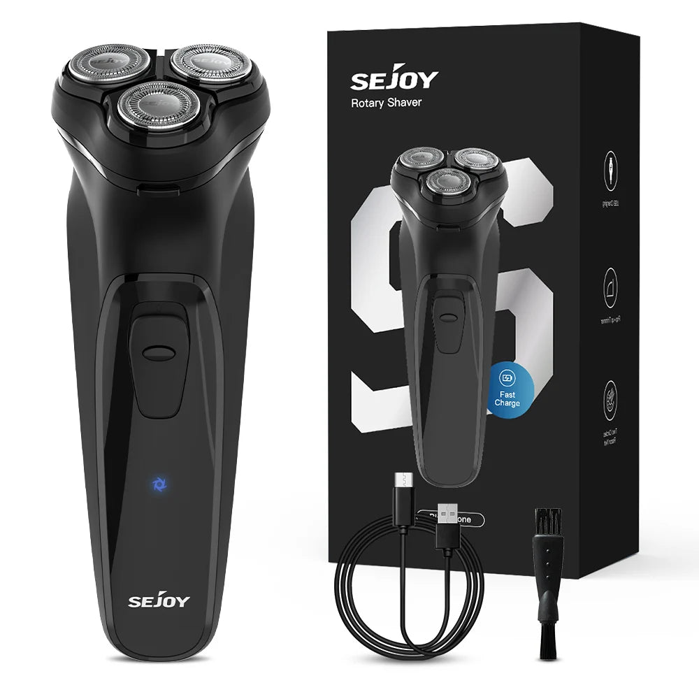 SEJOY Rechargeable Wet & Dry Use Electric Shaver