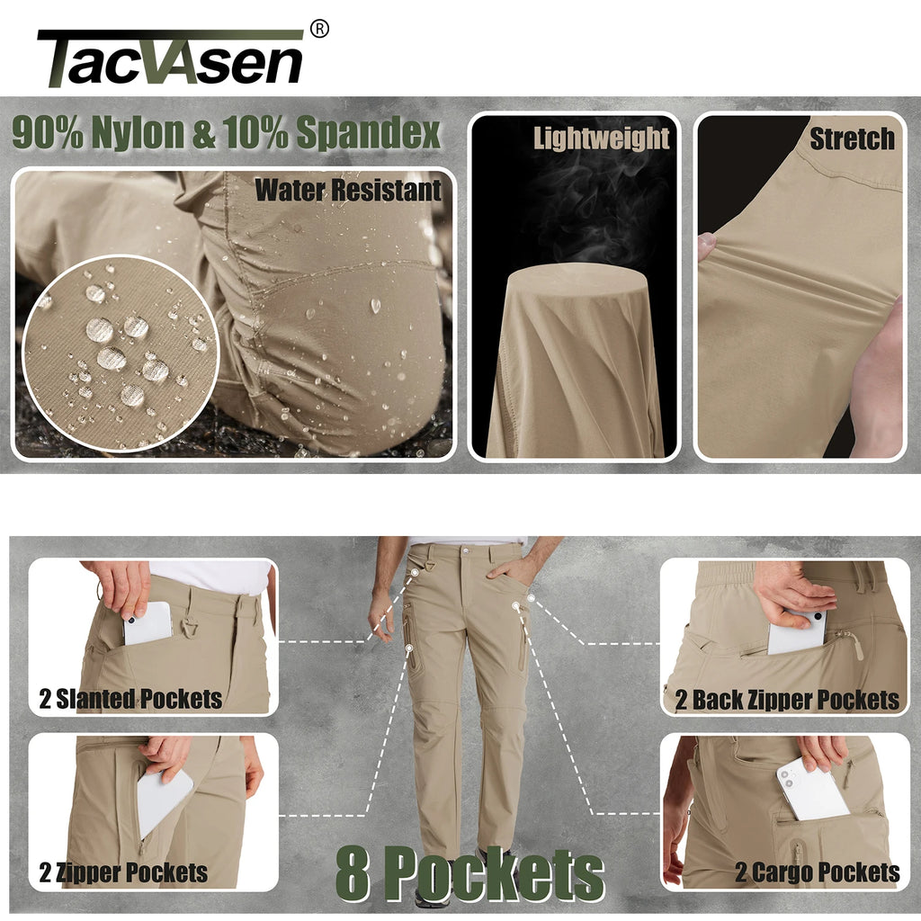 TACVASEN Summer Lightweight Trousers