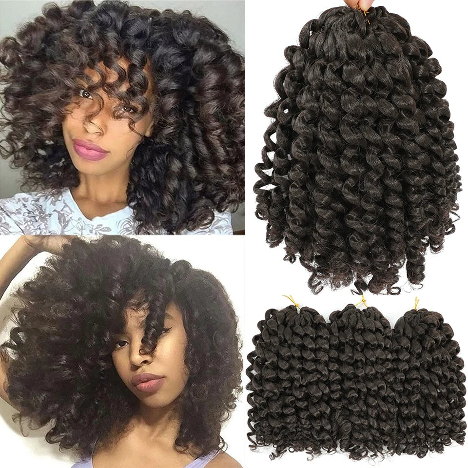 8 Inches Jamaican Bounce Crochet Hair