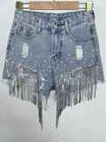 Summer Elegant Tassel Shorts